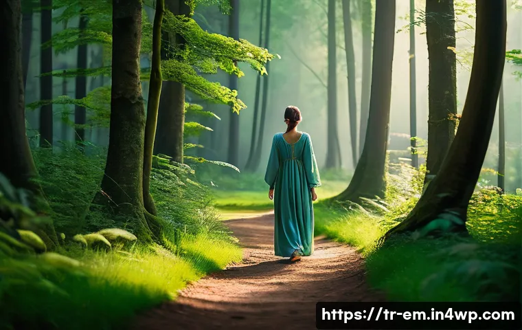 정신적 자기 돌봄을 위한 자신감 키우기 - **Prompt:** A young person, gender-neutral, stands gracefully on a winding path that gently ascends ...